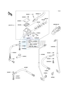 KLF 300 C [BAYOU 300 4X4] (C10-C14) [BAYOU 300 4X4] drawing FRONT MASTER CYLINDER