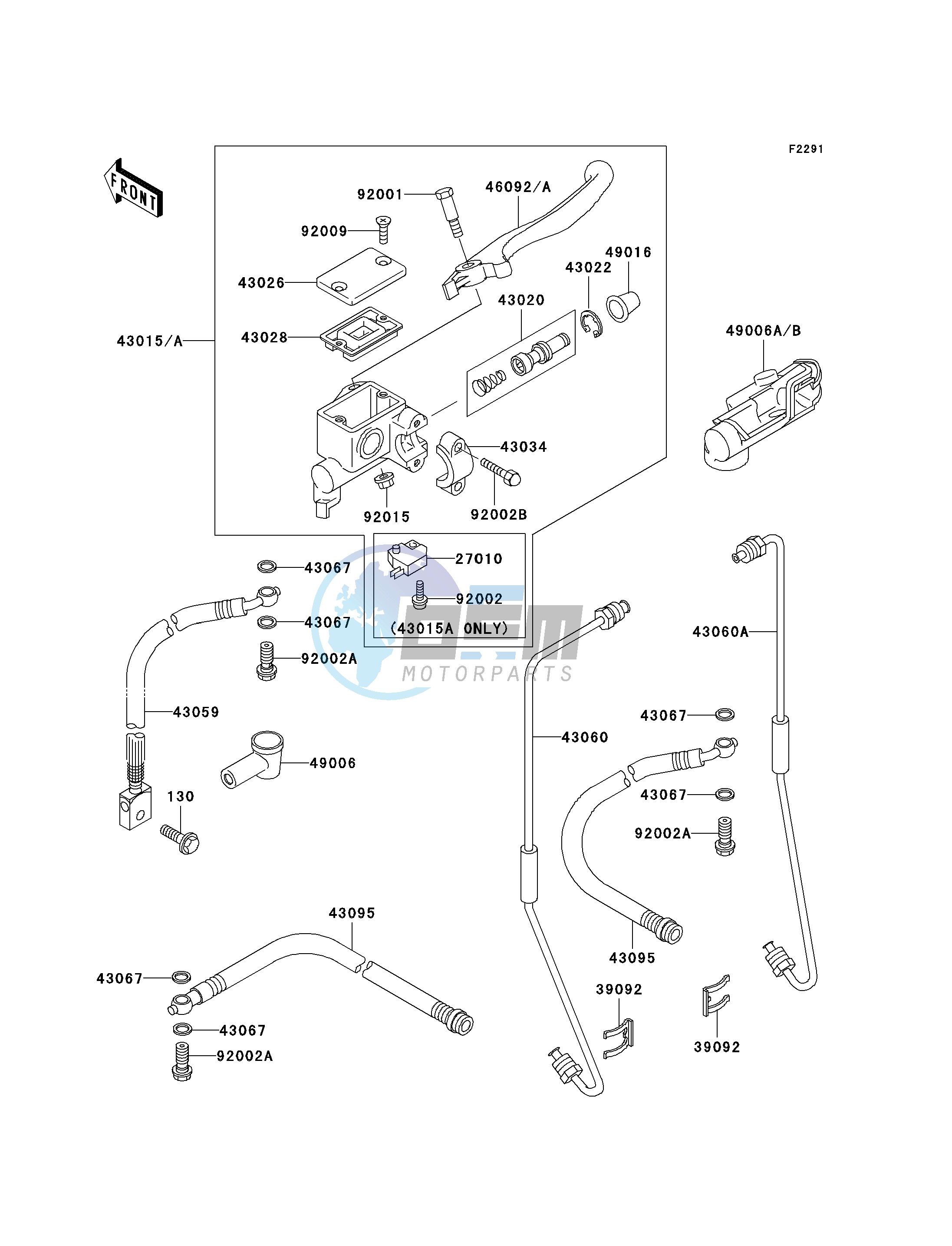 FRONT MASTER CYLINDER