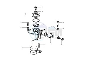 PX 125-150-200 drawing Carburetor (Upper Parts)