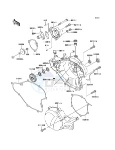 KX65 KX65A7F EU drawing Engine Cover(s)