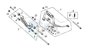 HD 300I ABS (L9) EU drawing MIDDLE STAND /SIDE STAND / KICKST.