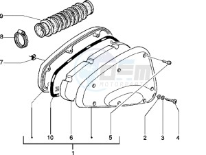 NRG 50 MC3 drawing Air cleaner (Vehicle with rear drum brake)