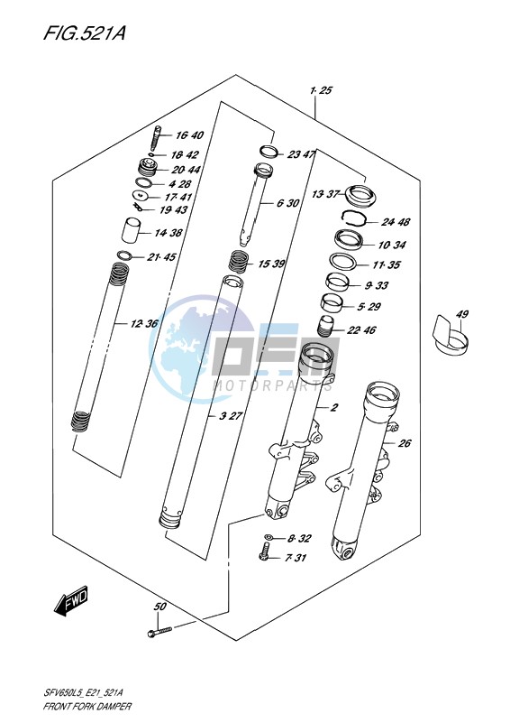 FRONT FORK DAMPER