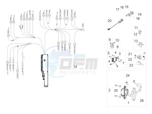 RSV4 1000 RR E4 ABS (EMEA, LATAM) drawing Front electrical system