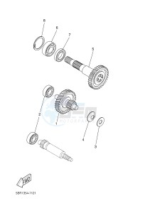 NS50N AEROX NAKED (1PL1 1PL1 1PL1) drawing TRANSMISSION