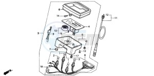 SH50 SH FIFTY drawing SPEEDOMETER