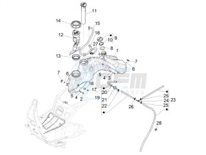 GTV 300 HPE SEI GIORNI IE E4 ABS (APAC) drawing Fuel tank