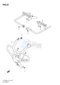 LT-F250 (E17) drawing FOOTREST (LT-F250L1 E24)