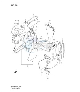 VZ800L1 drawing FRAME COVER (VZ800L1 E24)