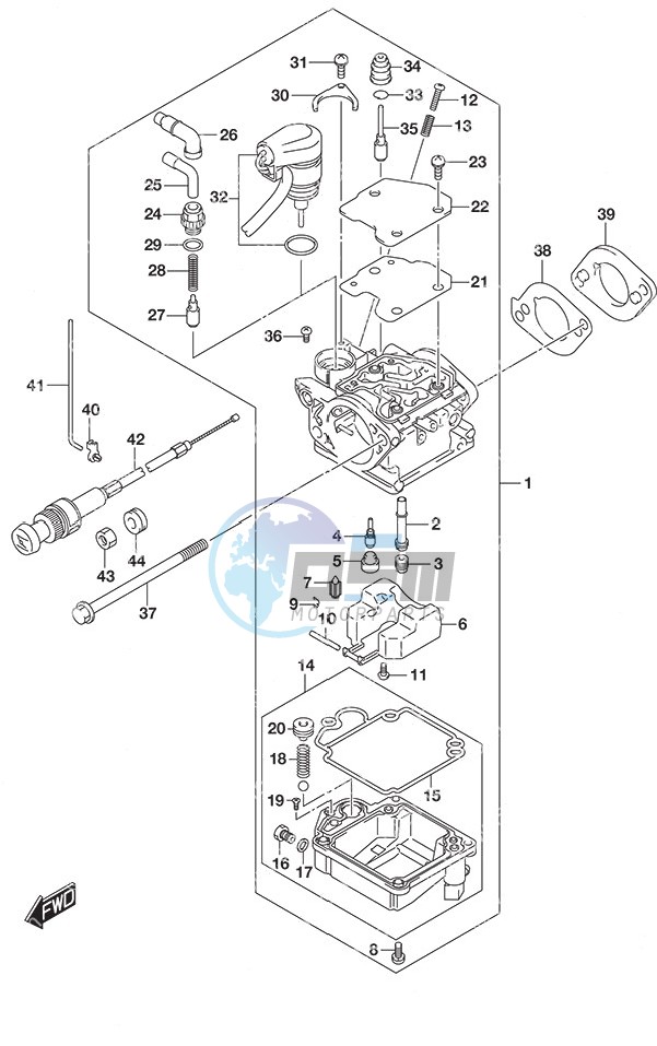 Carburetor Non-Remote Control