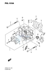 UH200 ABS BURGMAN EU drawing CYLINDER HEAD