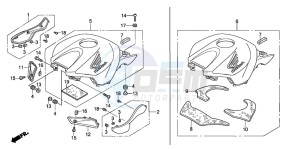 CBR1000RR drawing TOP SHELTER