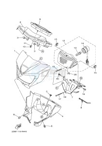 YFM700FWBD YFM70KPXH KODIAK 700 EPS (2SME) drawing HEADLIGHT 2