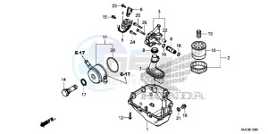 CBR650FE CBR650FE 2ED - (2ED) drawing OIL PAN/ OIL PUMP