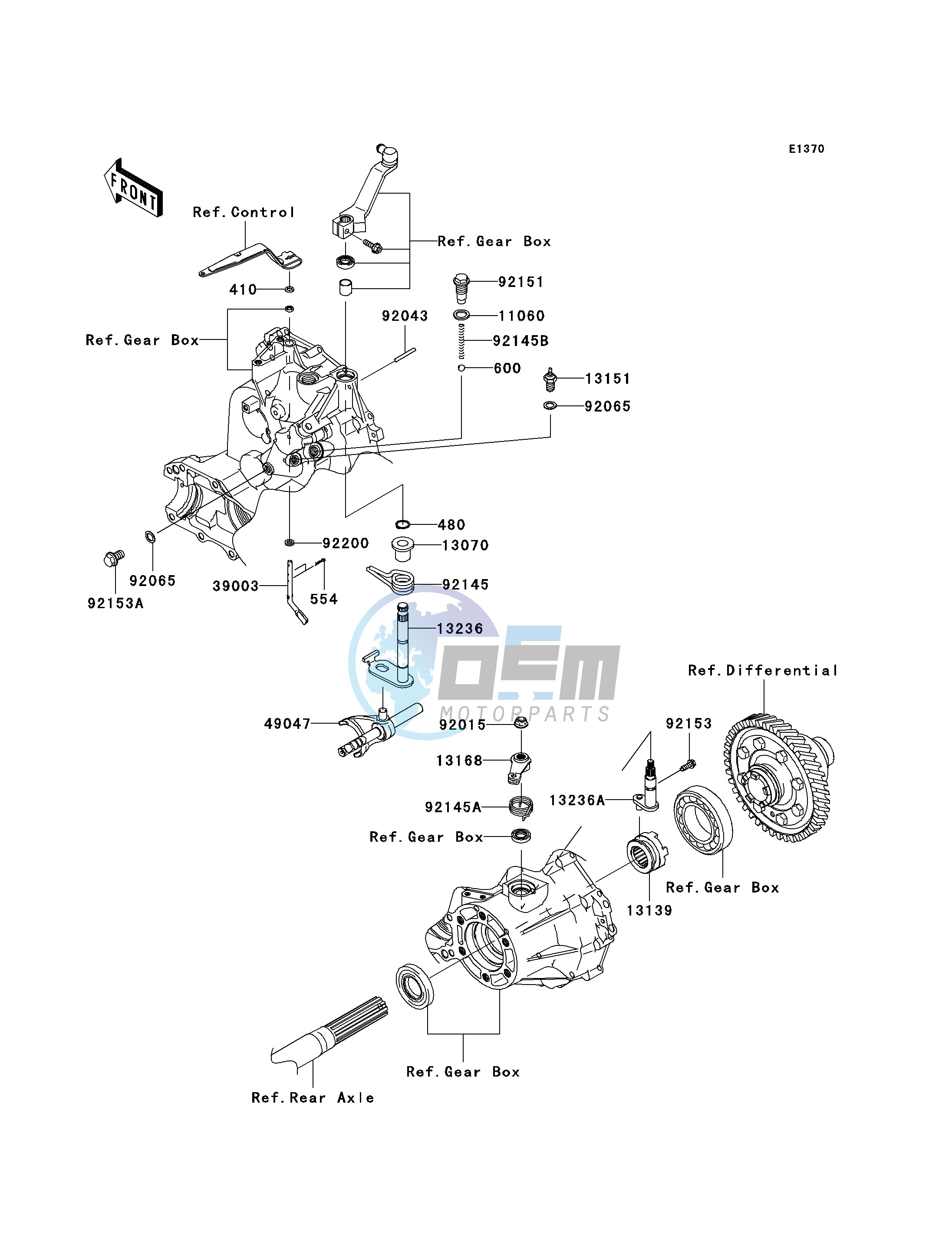 GEAR CHANGE MECHANISM