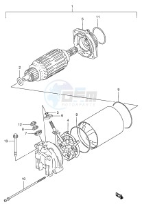 VS600GL (E2) INTRUDER drawing STARTING MOTOR