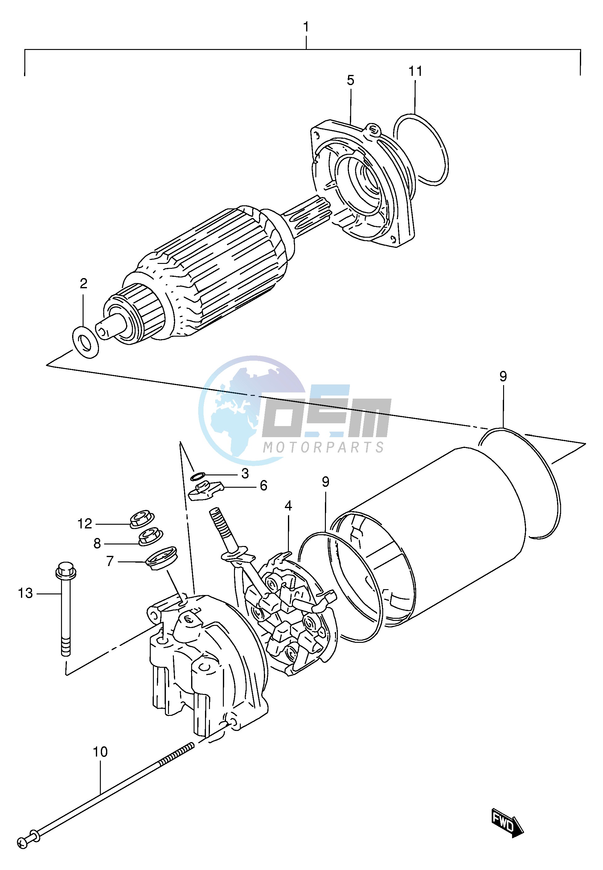 STARTING MOTOR