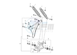 FZ8-S 800 180 drawing REAR SHOCK ABSORBER