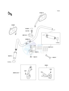 VN 1500 G [VULCAN 1500 NOMAD] (G1-G3) [VULCAN 1500 NOMAD] drawing HANDLEBAR