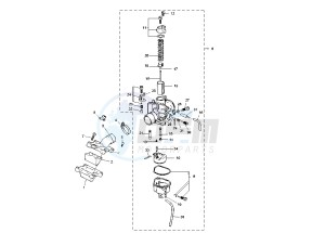 DT R - DT X 50 drawing CARBURETOR