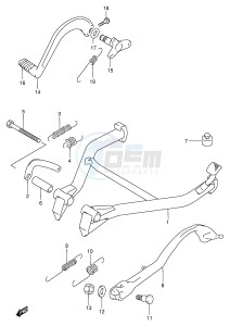 GSX750F (E4) drawing STAND