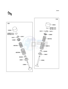 JET SKI ULTRA 300X JT1500HCF EU drawing Valve(s)