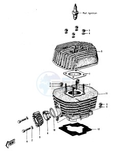 F3 [BUSHWHACKER] 175 [BUSHWHACKER] drawing CYLINDER HEAD_CYLINDER