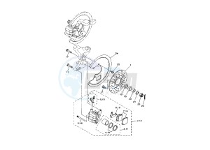 YFM RR RAPTOR 660 drawing FRONT BRAKE