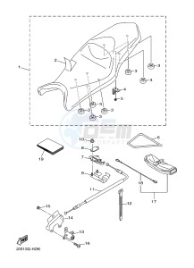 XJ6F 600 DIVERSION F CYPRUS drawing SEAT