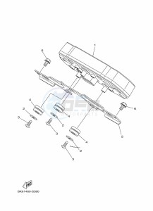 YZF125-A YZF-R125 (B5G1) drawing METER