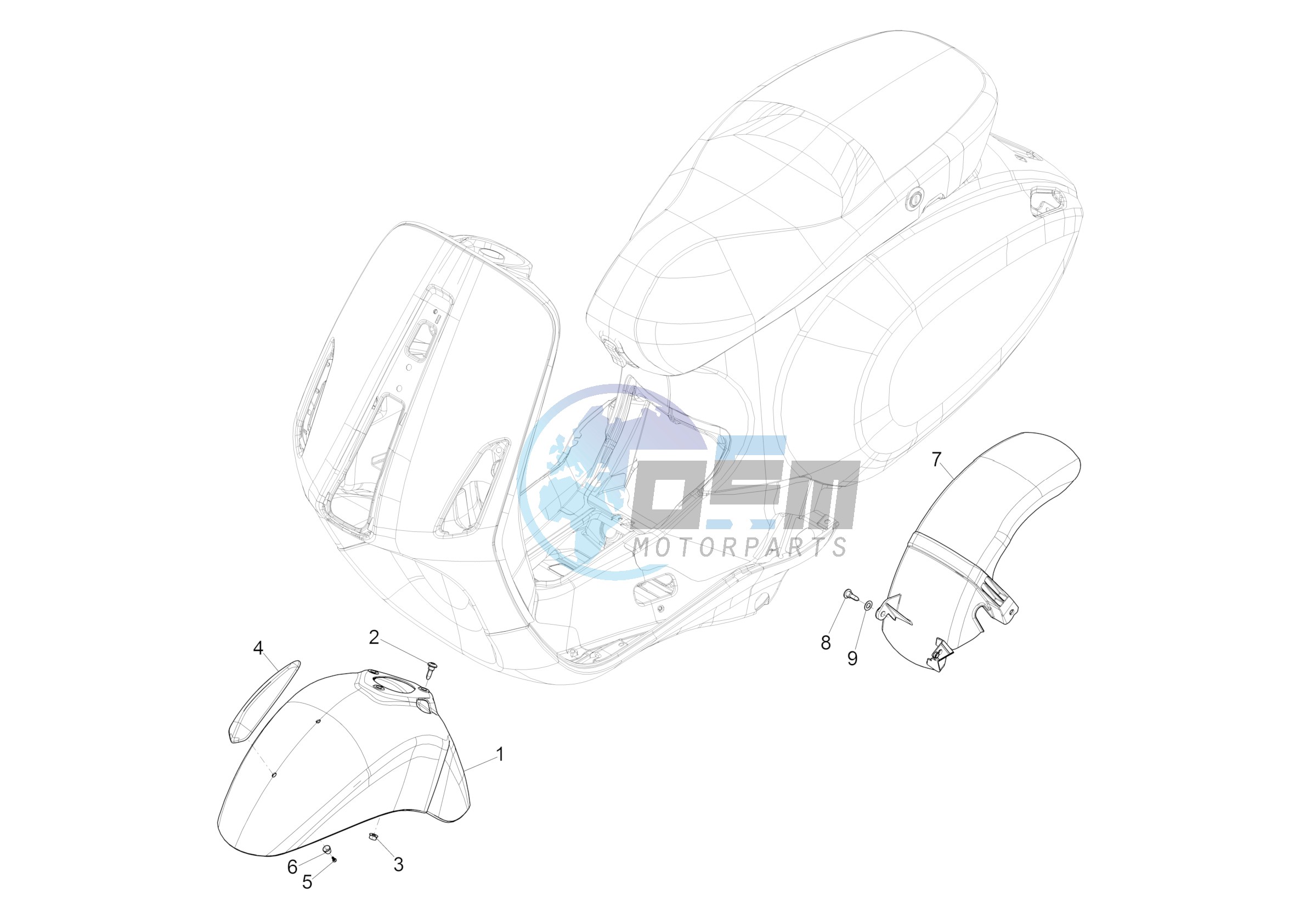 Wheel housing - Mudguard