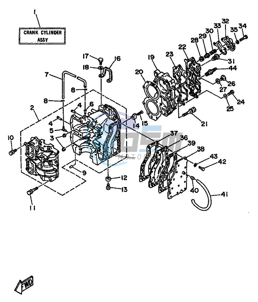 CYLINDER--CRANKCASE