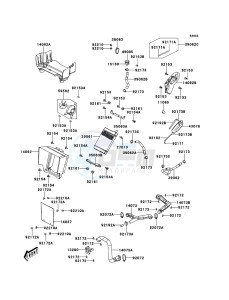 KVF300 KVF300CDF EU drawing Radiator