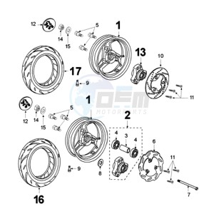 FIGHT LZ SP2 drawing WHEELS