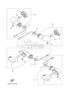 XTZ690 TENERE 700 (BHLA) drawing FLASHER LIGHT