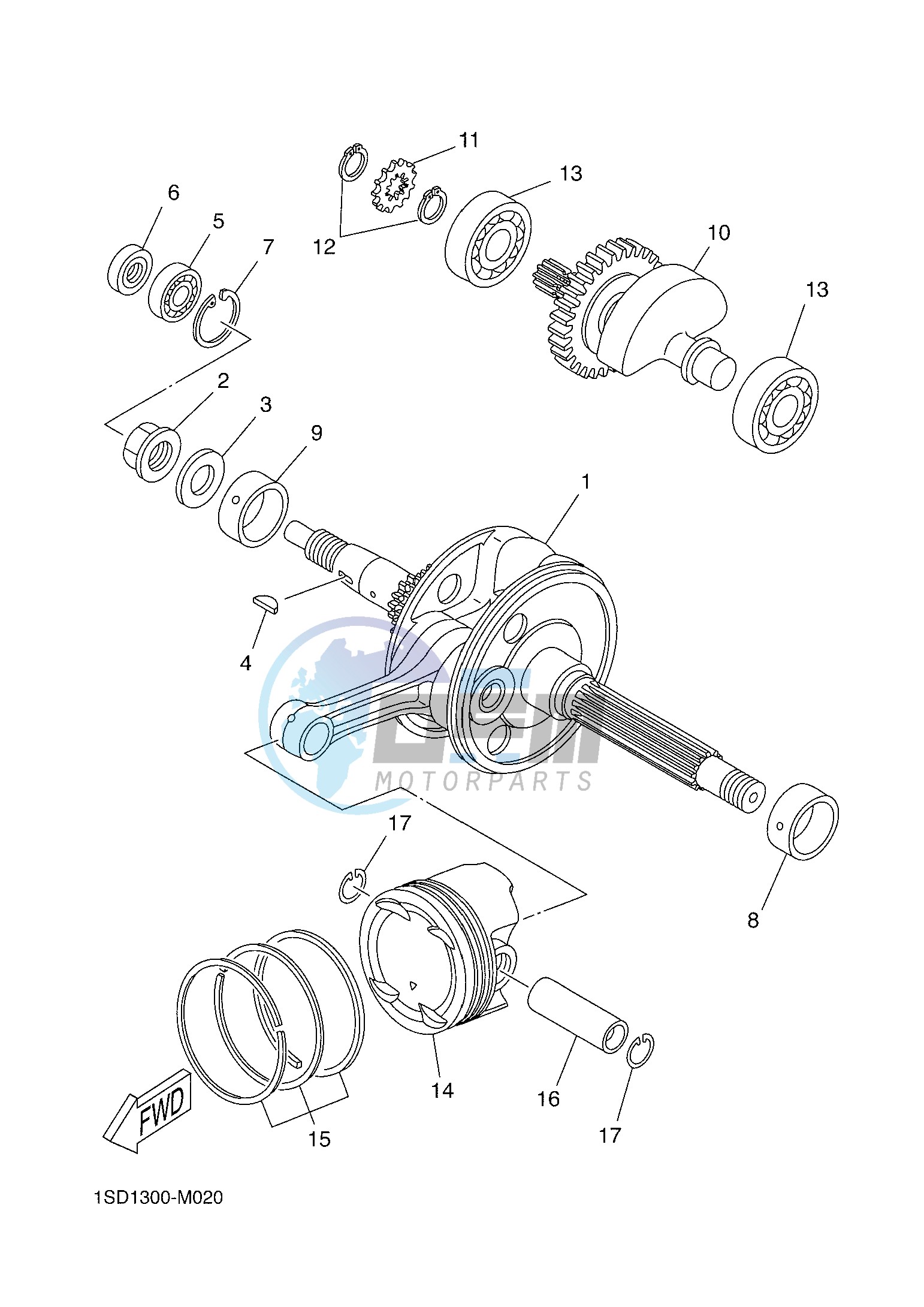 CRANKSHAFT & PISTON