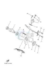 YFM450FWA YFM450DE GRIZZLY 450 IRS (1CUL 1CUM 1CUN) drawing CAMSHAFT & CHAIN