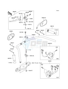 VN 2000 D [VULCAN 2000 LIMITED] (6F) D6F drawing HANDLEBAR