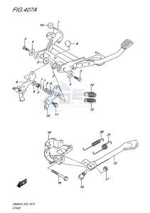 AN650Z ABS BURGMAN EXECUTIVE EU-UK drawing STAND