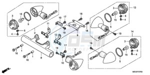 VT750CA9 KO / MK ST drawing WINKER