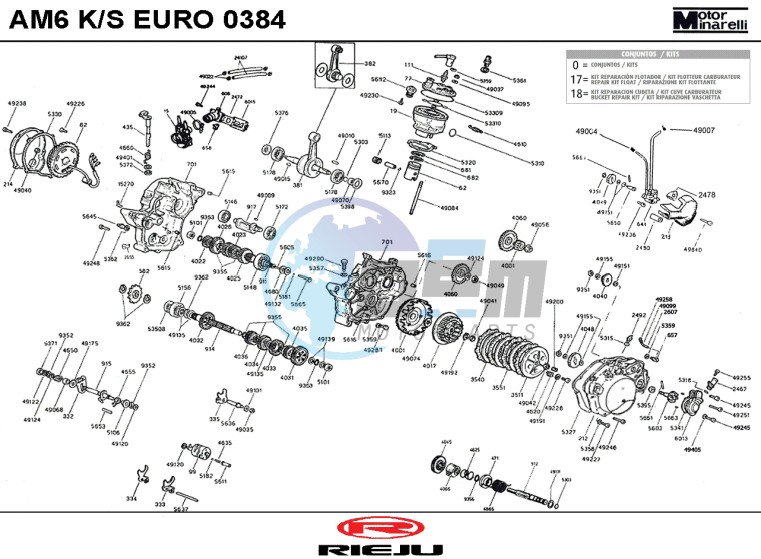 ENGINE  AM6 K/S 0384