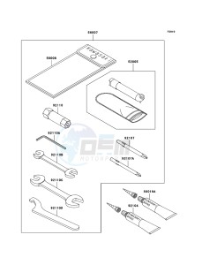 KVF360_4X4 KVF360-A3 EU GB drawing Owner's Tools