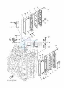 F200BETX drawing CYLINDER-AND-CRANKCASE-3