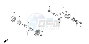 CRF450X drawing OIL PUMP