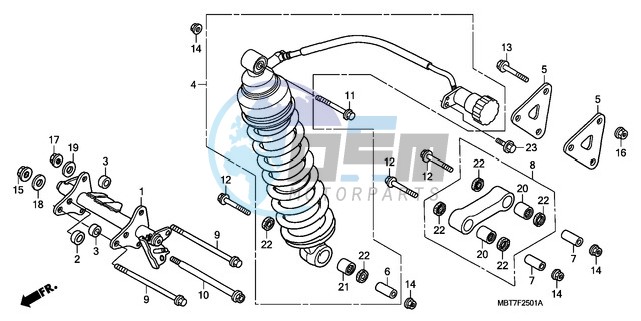 REAR CUSHION (XL1000VA)