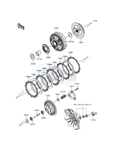 NINJA 300 EX300AEF XX (EU ME A(FRICA) drawing Clutch