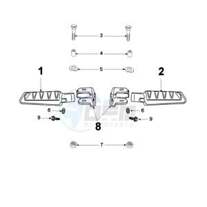 LUDIX 10 RORA SNAKE drawing FOOT SUPPORT