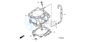 NC750XDH Europe Direct - (ED) drawing WATER PUMP