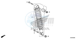 TRX420FM2E TRX420 Europe Direct - (ED) drawing REAR CUSHION