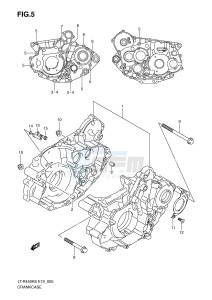 LT-R450 (E19) drawing CRANKCASE